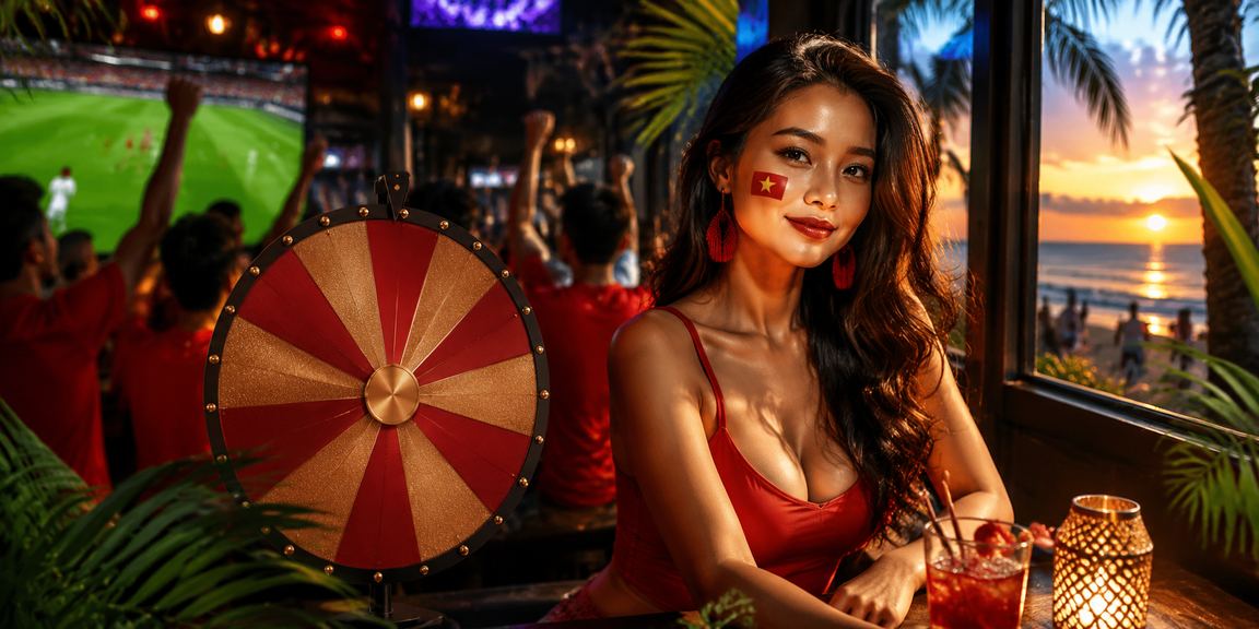 Người dùng Hà Nội ngồi cà phê kiểm tra khuyến mãi lucky draw trên điện thoại