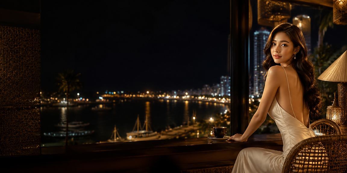 Không gian giải trí casino sôi động tại Nha Trang với nón lá truyền thống